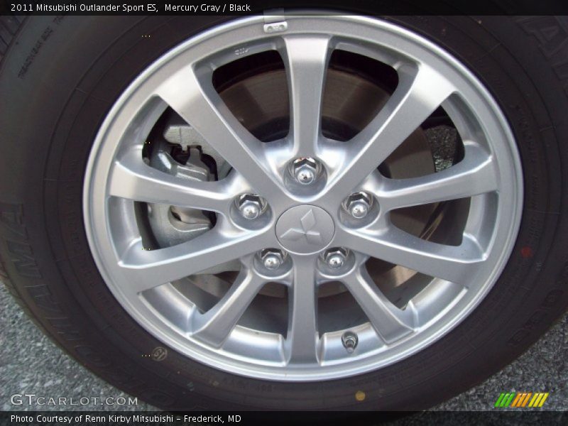 Mercury Gray / Black 2011 Mitsubishi Outlander Sport ES