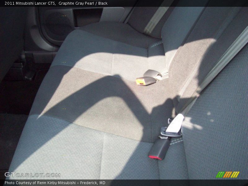 Graphite Gray Pearl / Black 2011 Mitsubishi Lancer GTS