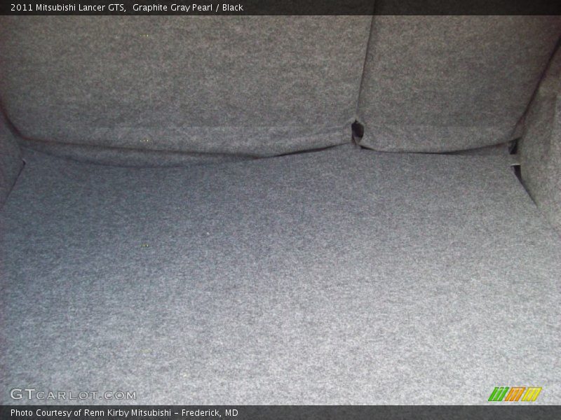 Graphite Gray Pearl / Black 2011 Mitsubishi Lancer GTS