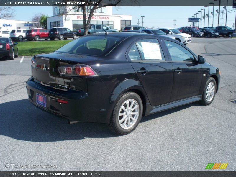 Tarmac Black Pearl / Black 2011 Mitsubishi Lancer ES