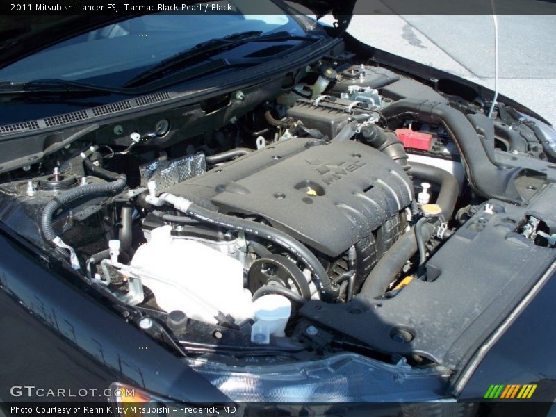Tarmac Black Pearl / Black 2011 Mitsubishi Lancer ES
