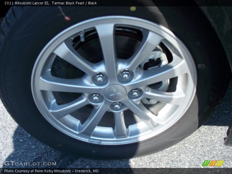 Tarmac Black Pearl / Black 2011 Mitsubishi Lancer ES
