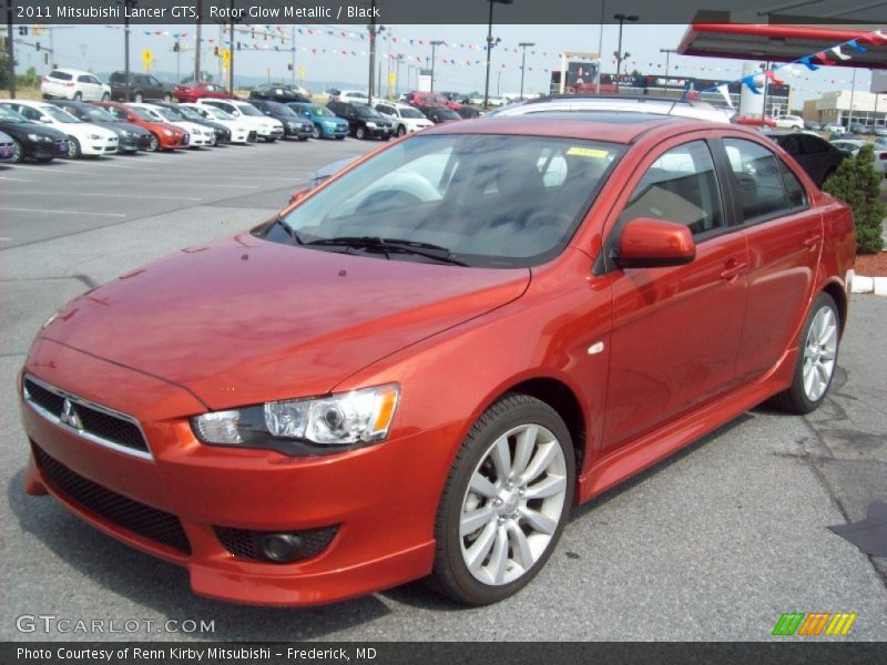 Front 3/4 View of 2011 Lancer GTS
