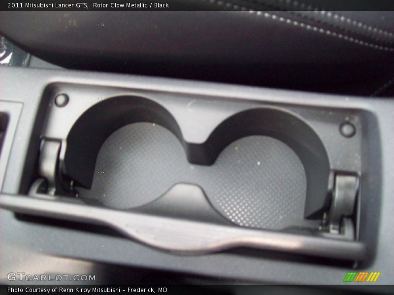 Rotor Glow Metallic / Black 2011 Mitsubishi Lancer GTS