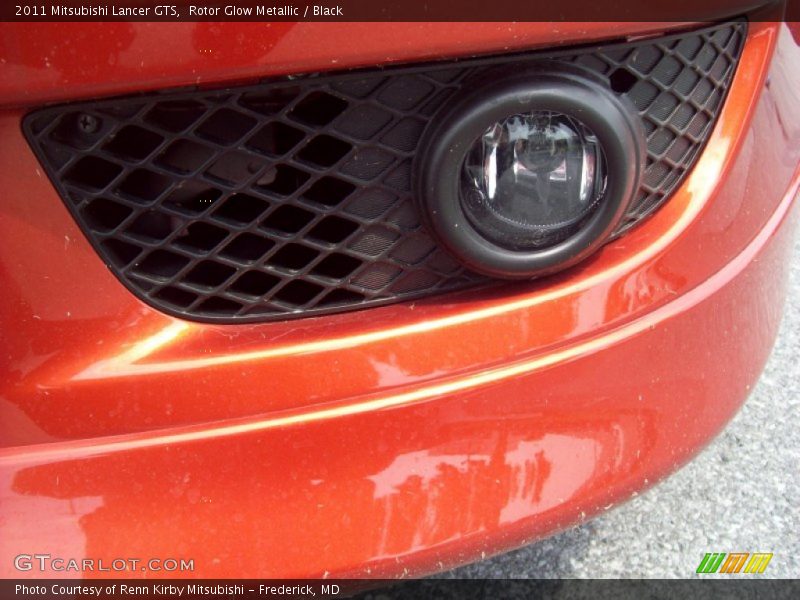 Rotor Glow Metallic / Black 2011 Mitsubishi Lancer GTS