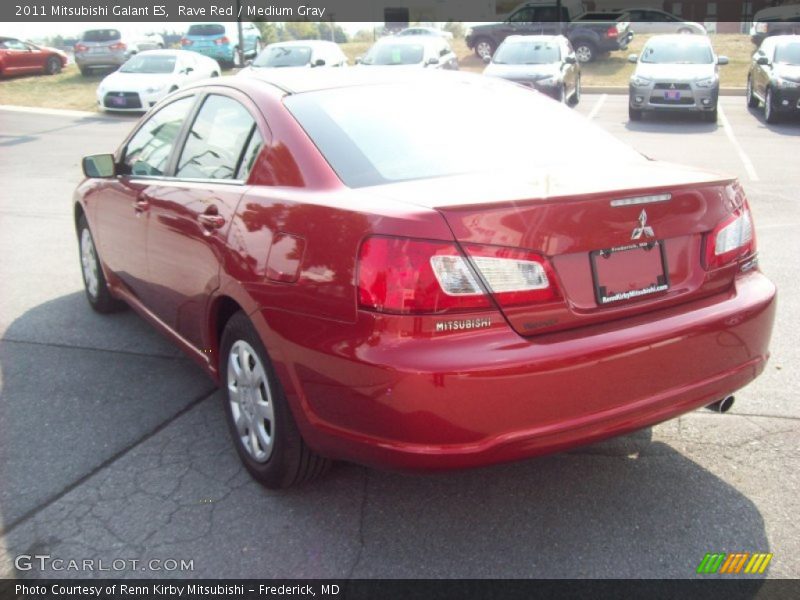 Rave Red / Medium Gray 2011 Mitsubishi Galant ES