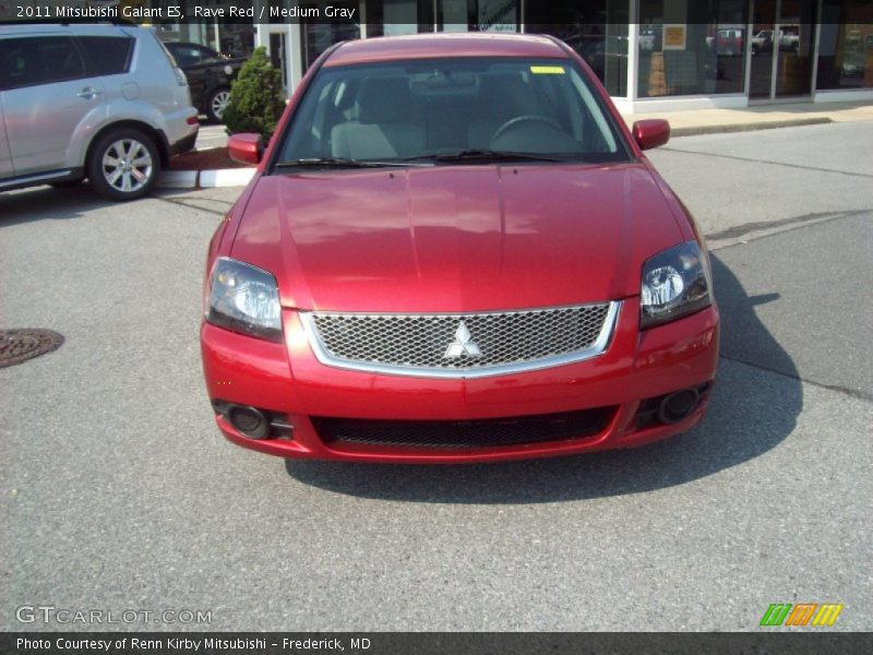 Rave Red / Medium Gray 2011 Mitsubishi Galant ES