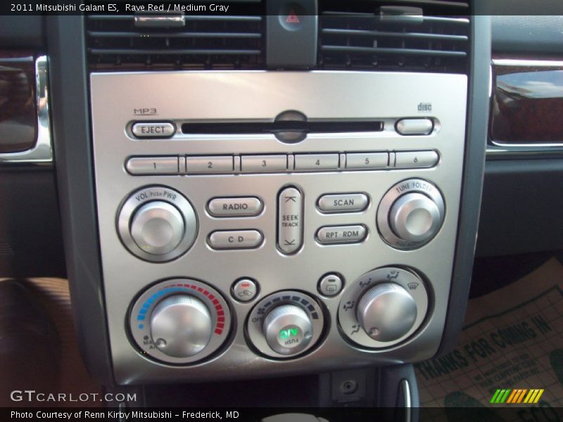Rave Red / Medium Gray 2011 Mitsubishi Galant ES