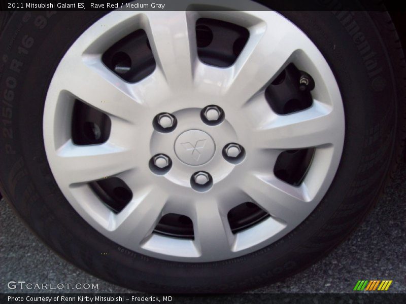 Rave Red / Medium Gray 2011 Mitsubishi Galant ES