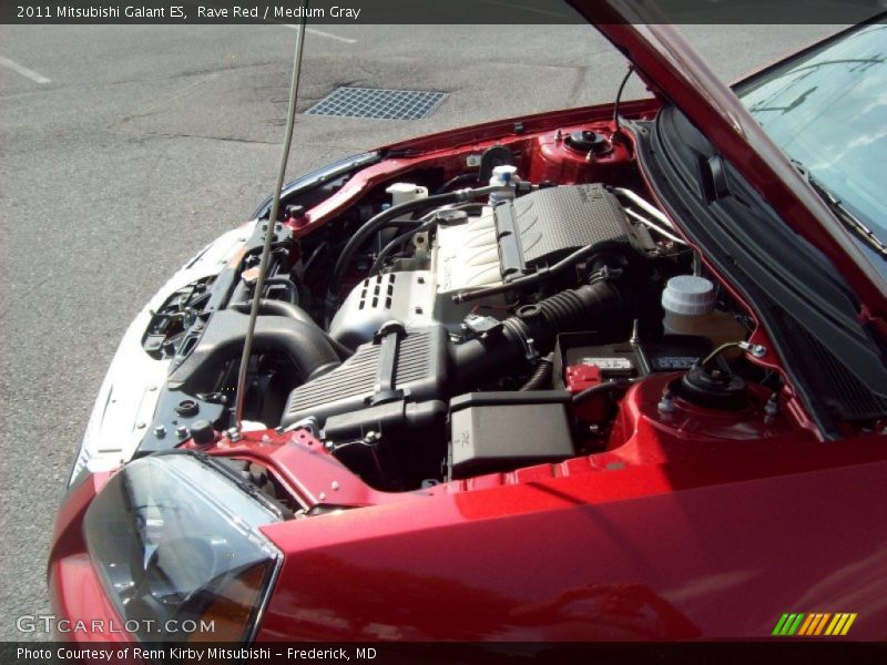 Rave Red / Medium Gray 2011 Mitsubishi Galant ES