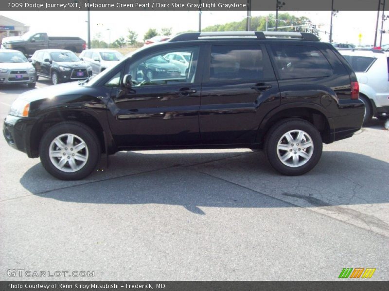 Melbourne Green Pearl / Dark Slate Gray/Light Graystone 2009 Dodge Journey SXT