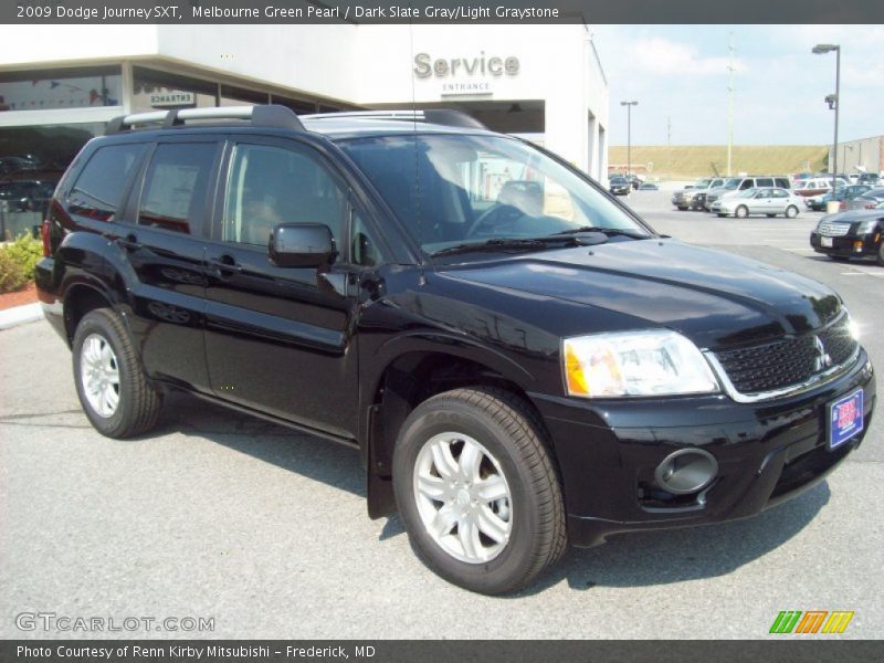 Melbourne Green Pearl / Dark Slate Gray/Light Graystone 2009 Dodge Journey SXT
