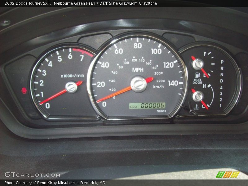  2009 Journey SXT SXT Gauges