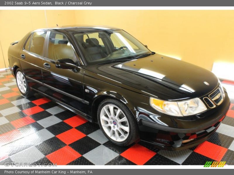 Black / Charcoal Grey 2002 Saab 9-5 Aero Sedan