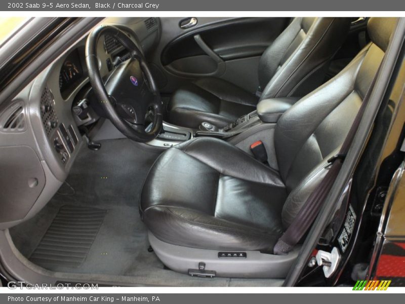  2002 9-5 Aero Sedan Charcoal Grey Interior