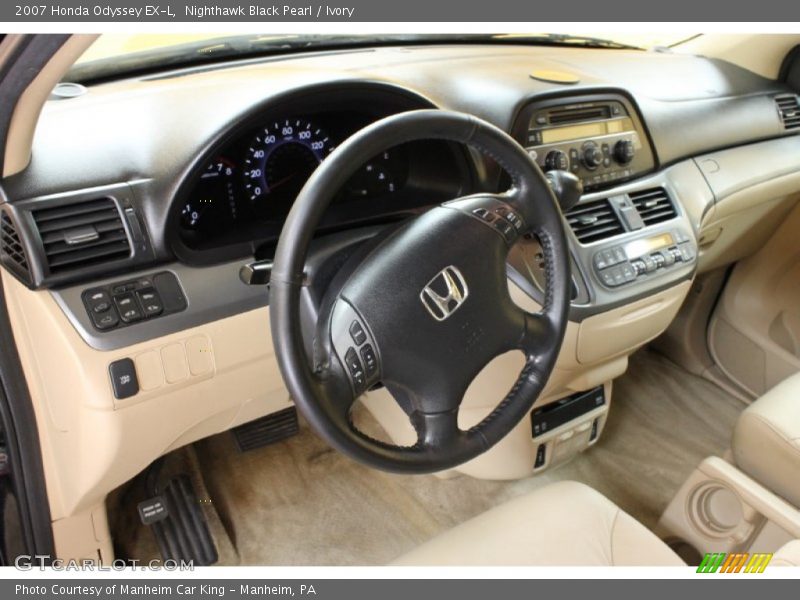 Nighthawk Black Pearl / Ivory 2007 Honda Odyssey EX-L