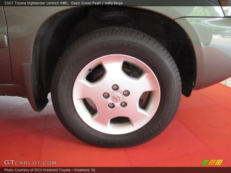 Oasis Green Pearl / Ivory Beige 2007 Toyota Highlander Limited 4WD