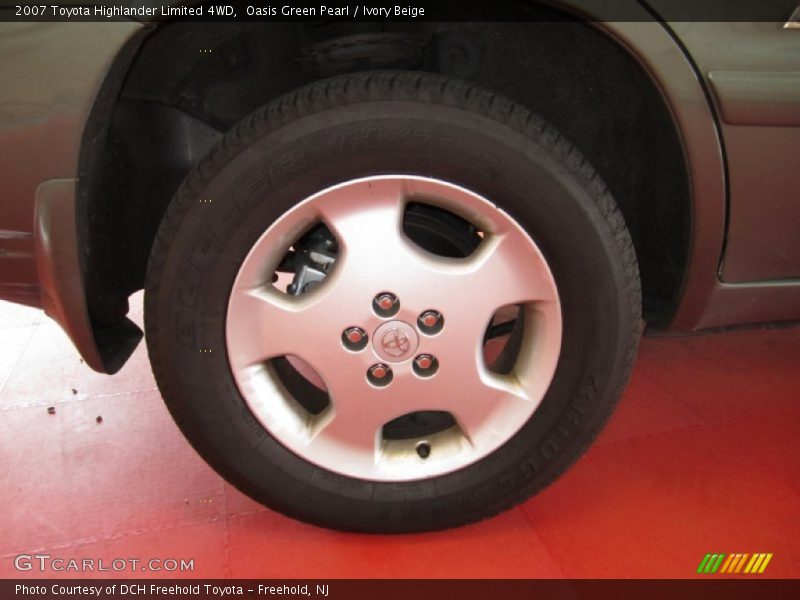 Oasis Green Pearl / Ivory Beige 2007 Toyota Highlander Limited 4WD