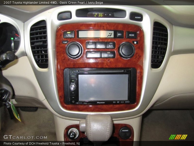 Oasis Green Pearl / Ivory Beige 2007 Toyota Highlander Limited 4WD