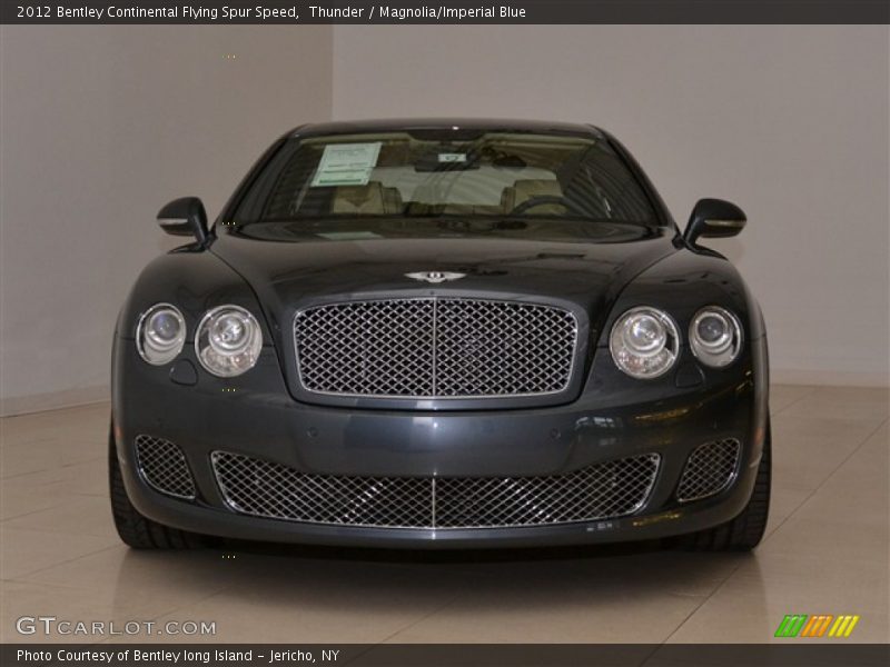 Thunder / Magnolia/Imperial Blue 2012 Bentley Continental Flying Spur Speed
