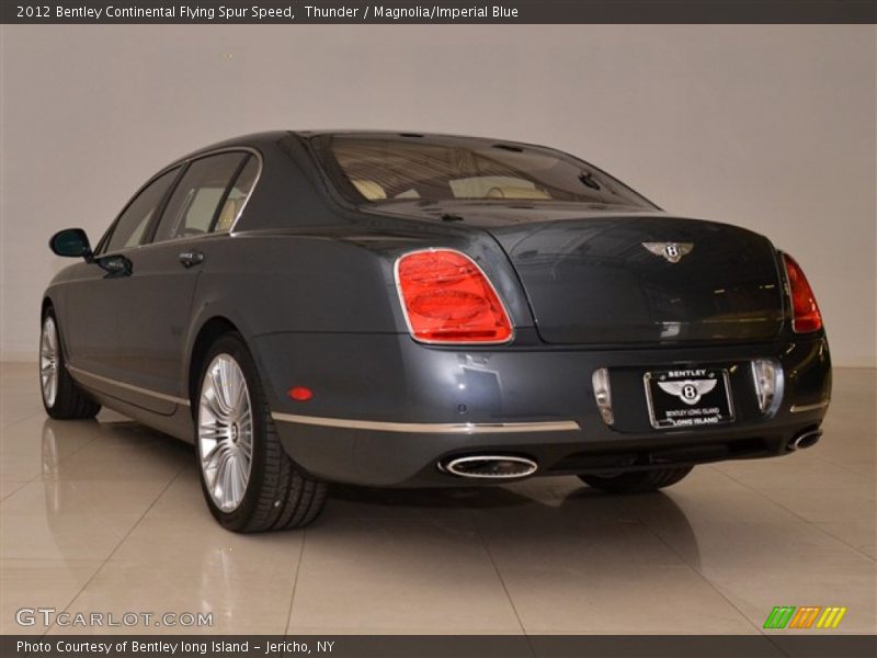 Thunder / Magnolia/Imperial Blue 2012 Bentley Continental Flying Spur Speed