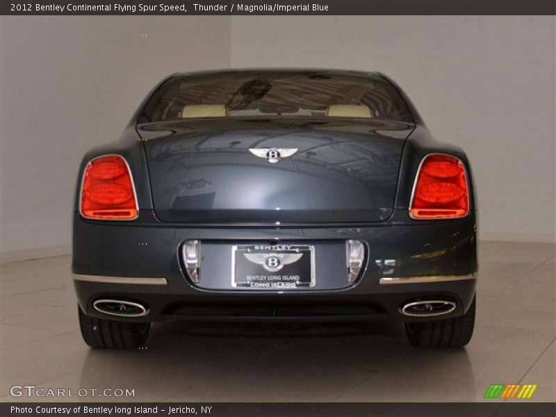 Thunder / Magnolia/Imperial Blue 2012 Bentley Continental Flying Spur Speed