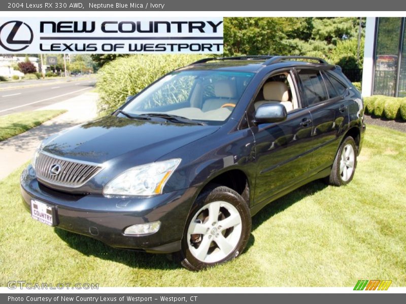 Neptune Blue Mica / Ivory 2004 Lexus RX 330 AWD