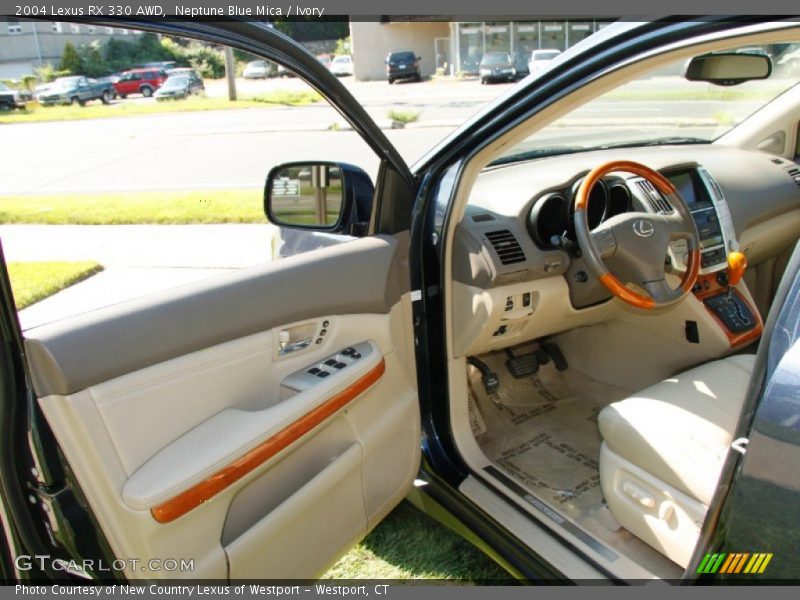 Neptune Blue Mica / Ivory 2004 Lexus RX 330 AWD