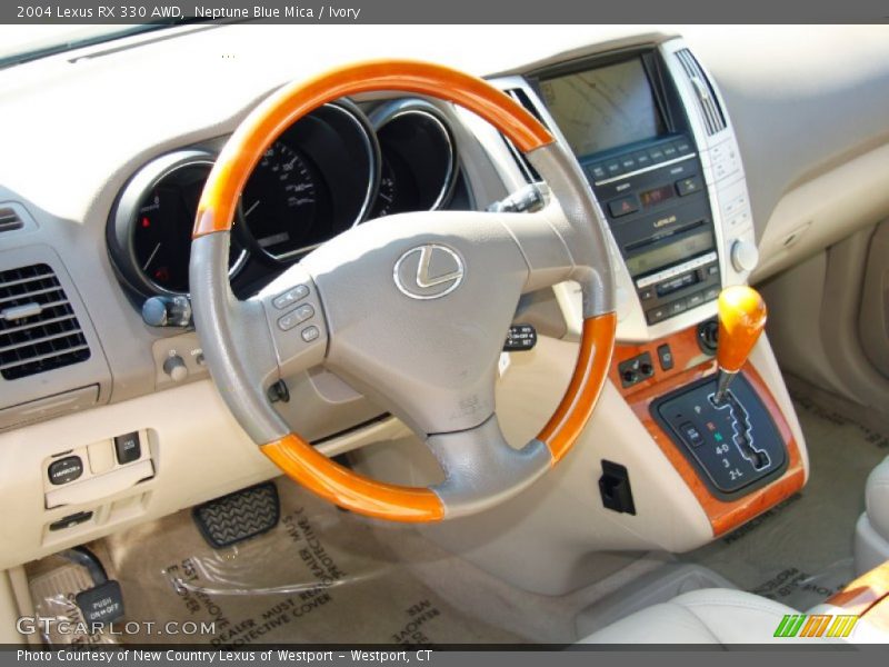 Neptune Blue Mica / Ivory 2004 Lexus RX 330 AWD