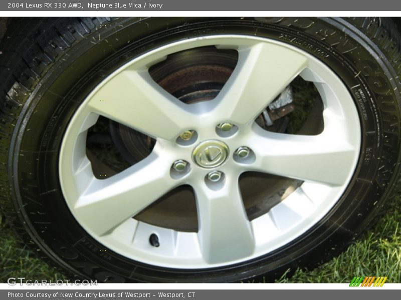 Neptune Blue Mica / Ivory 2004 Lexus RX 330 AWD