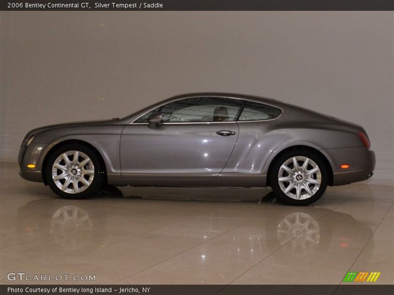 Silver Tempest / Saddle 2006 Bentley Continental GT