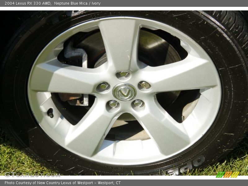 Neptune Blue Mica / Ivory 2004 Lexus RX 330 AWD