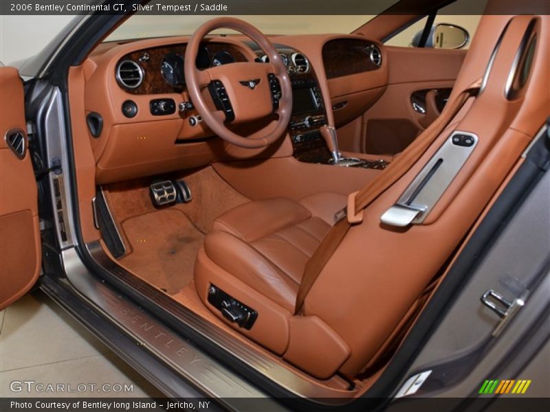 Silver Tempest / Saddle 2006 Bentley Continental GT