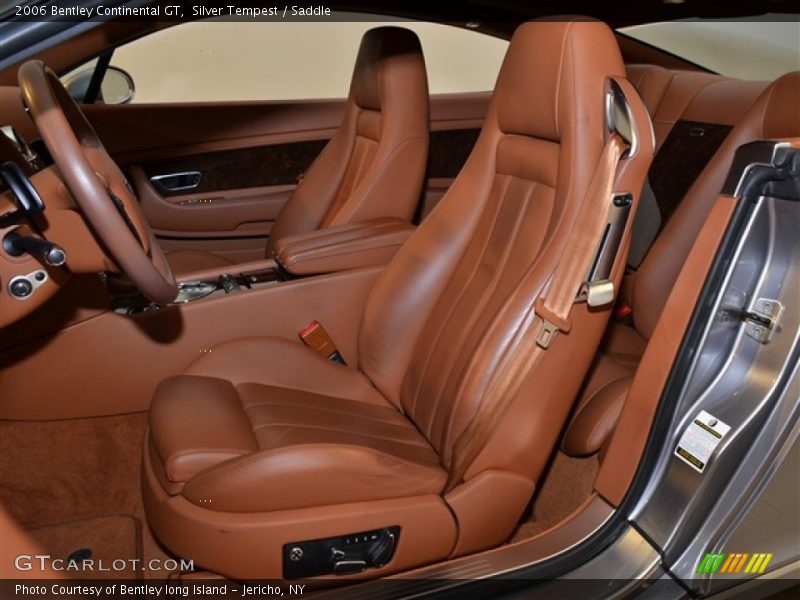 Silver Tempest / Saddle 2006 Bentley Continental GT