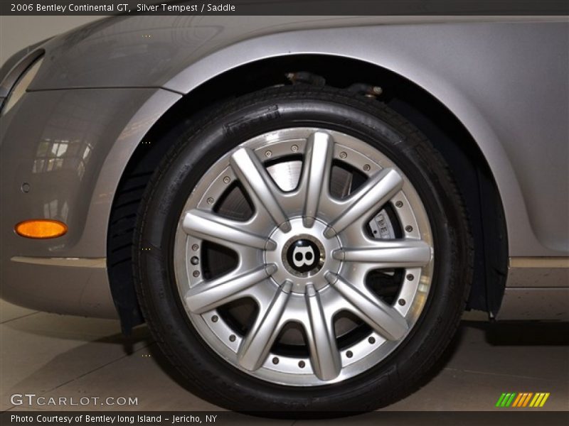 Silver Tempest / Saddle 2006 Bentley Continental GT
