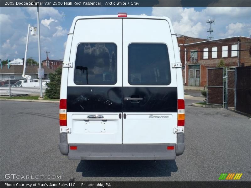 Arctic White / Gray 2005 Dodge Sprinter Van 2500 High Roof Passenger