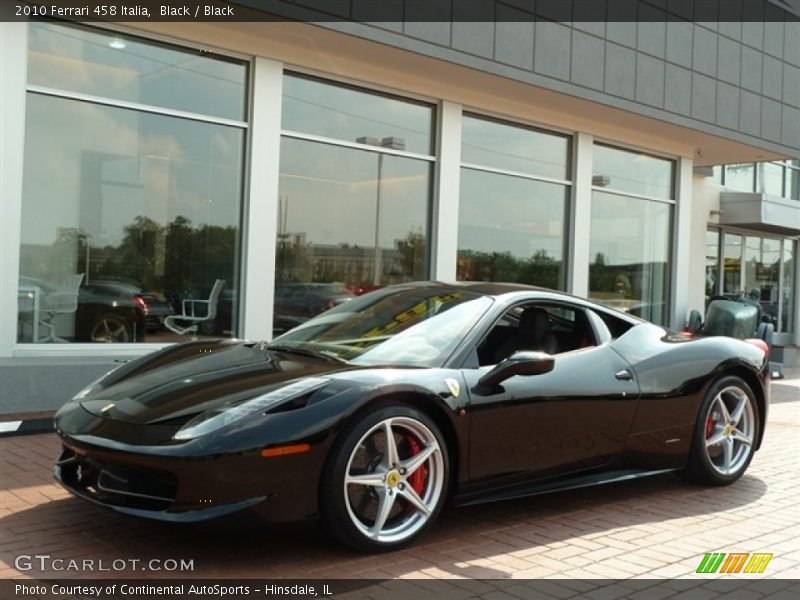 Front 3/4 View of 2010 458 Italia