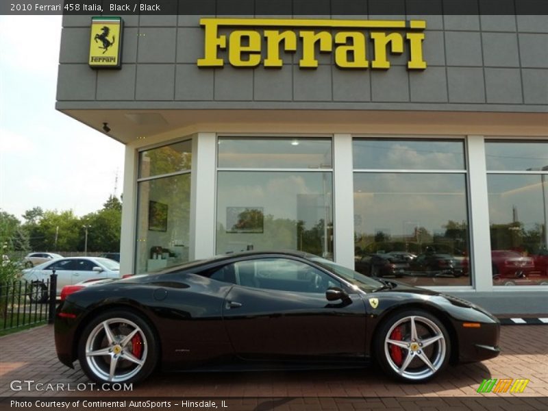  2010 458 Italia Black