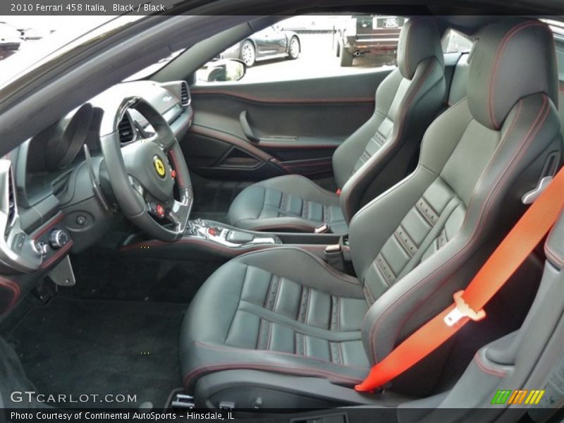  2010 458 Italia Black Interior
