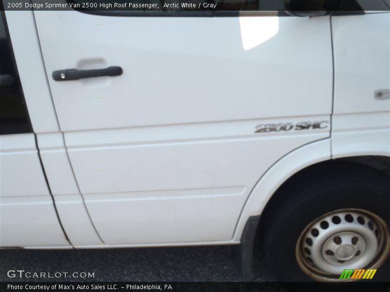 Arctic White / Gray 2005 Dodge Sprinter Van 2500 High Roof Passenger