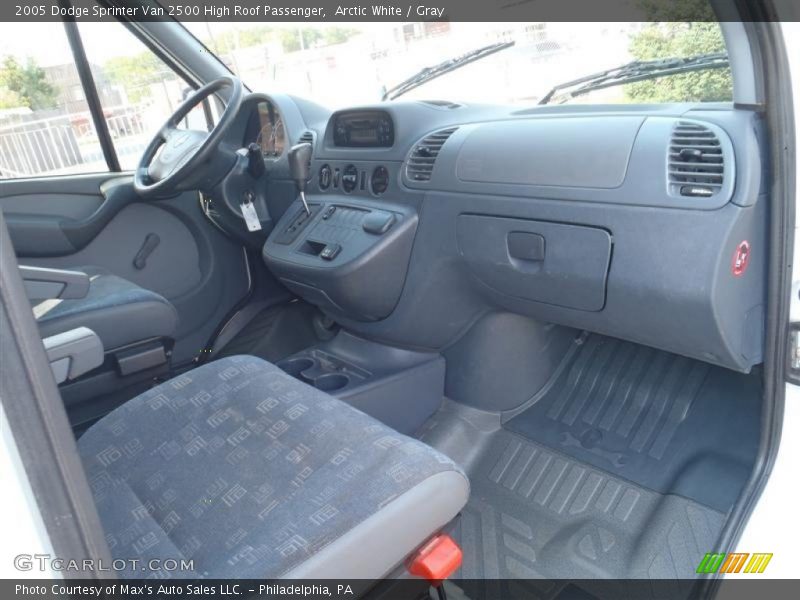 Arctic White / Gray 2005 Dodge Sprinter Van 2500 High Roof Passenger