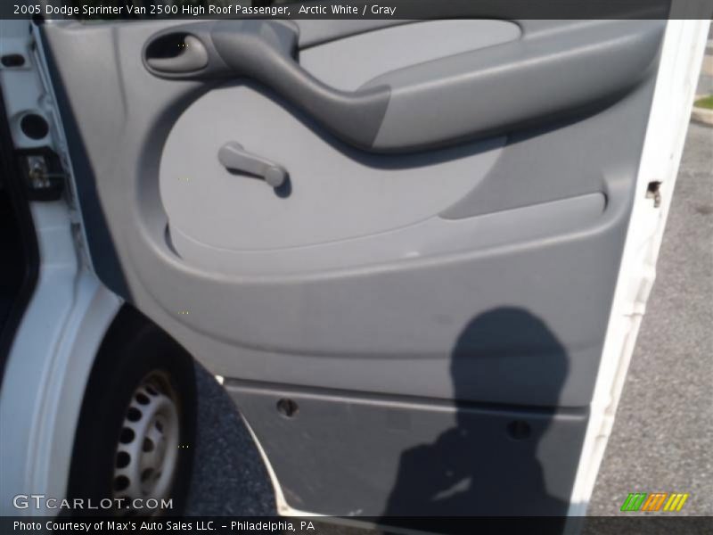 Arctic White / Gray 2005 Dodge Sprinter Van 2500 High Roof Passenger