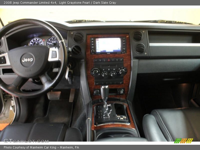 Light Graystone Pearl / Dark Slate Gray 2008 Jeep Commander Limited 4x4