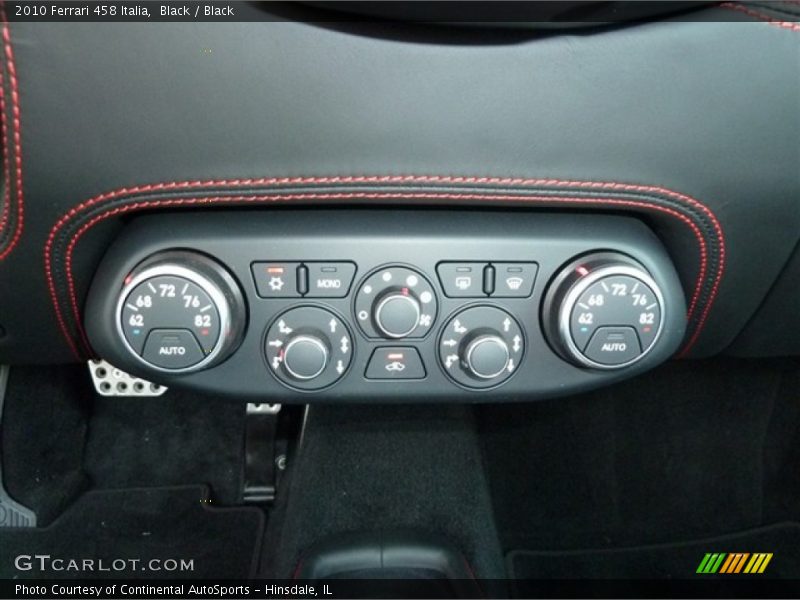 Controls of 2010 458 Italia