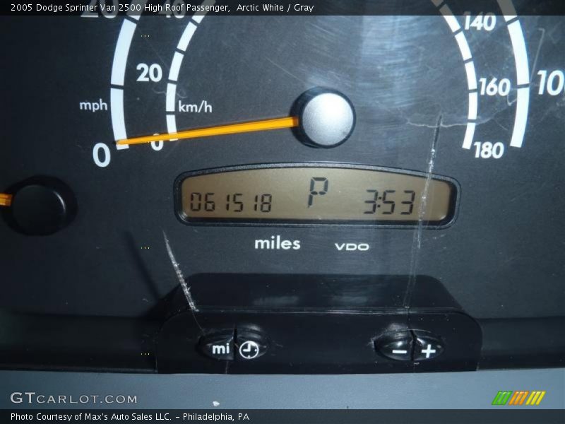 Arctic White / Gray 2005 Dodge Sprinter Van 2500 High Roof Passenger