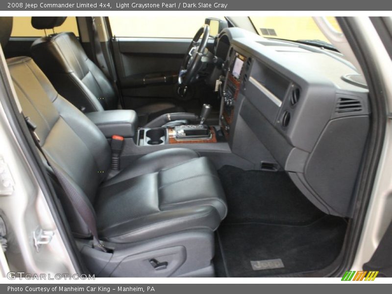 Light Graystone Pearl / Dark Slate Gray 2008 Jeep Commander Limited 4x4