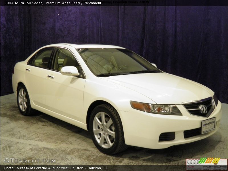 Premium White Pearl / Parchment 2004 Acura TSX Sedan