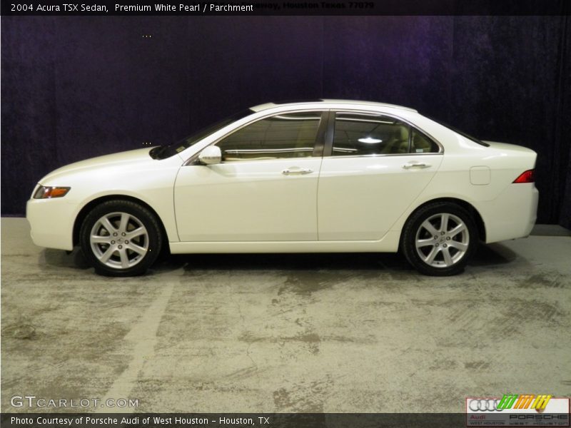 Premium White Pearl / Parchment 2004 Acura TSX Sedan
