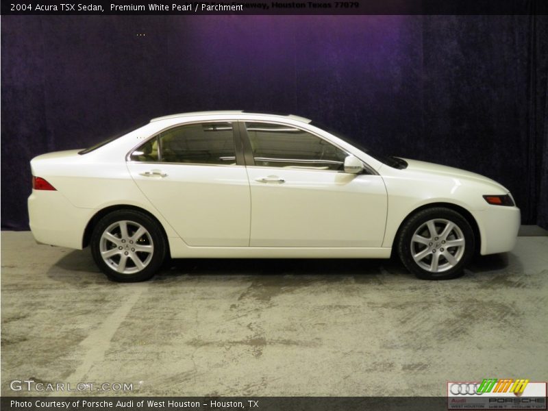 Premium White Pearl / Parchment 2004 Acura TSX Sedan