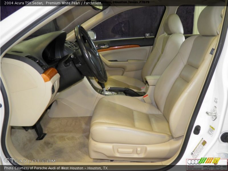 Premium White Pearl / Parchment 2004 Acura TSX Sedan